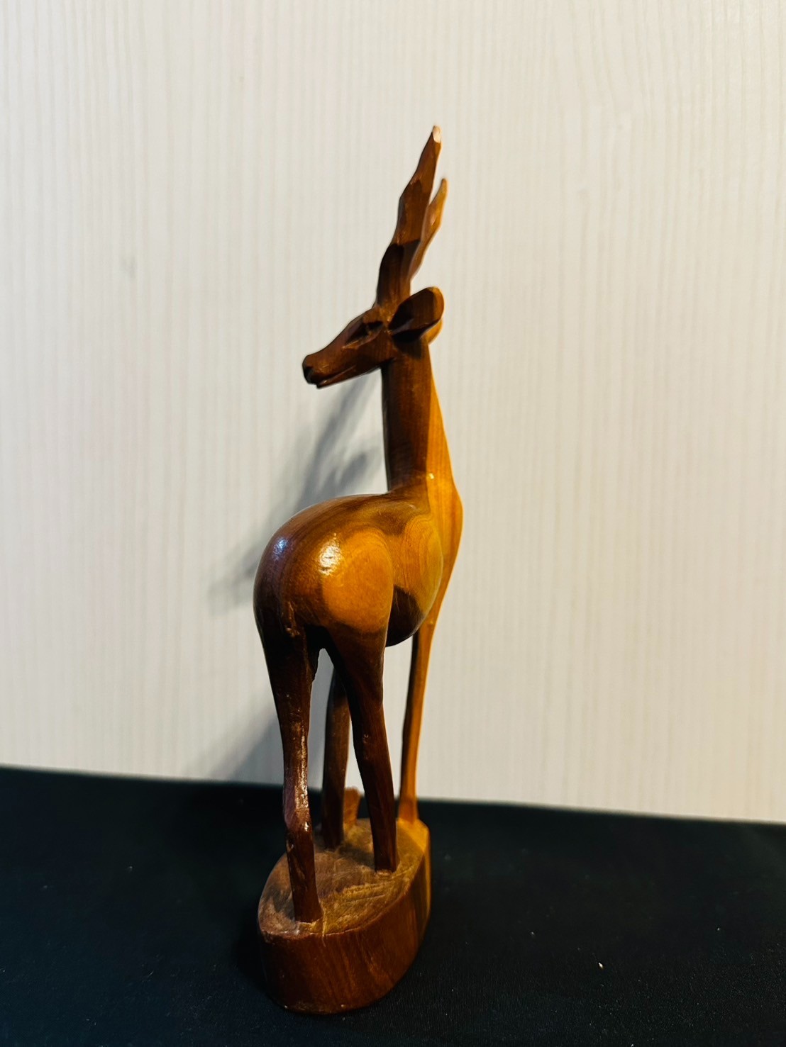 Traditional japanese Wood carving deer object