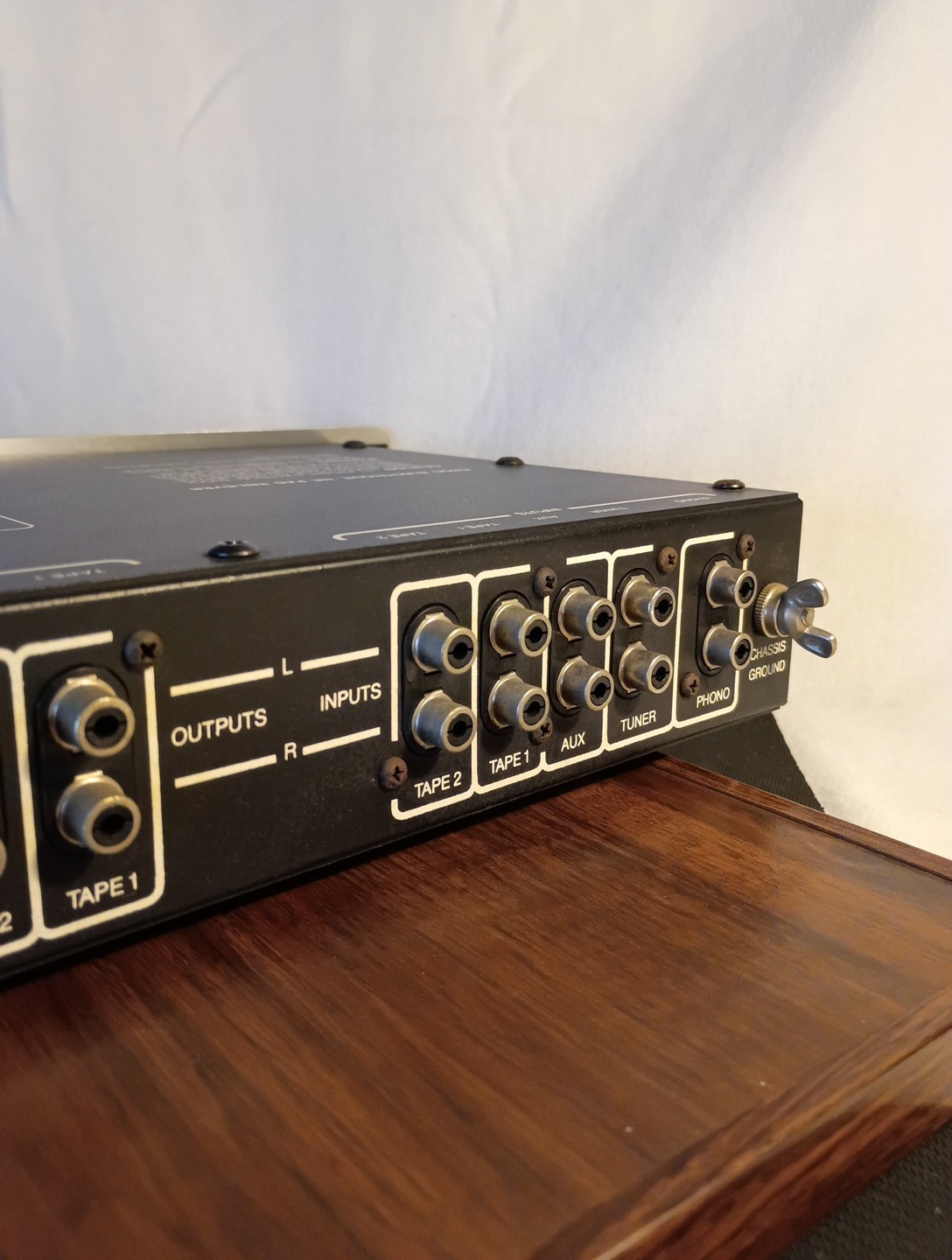 🔥PHASE LINEAR Model 3300 Series Two Preamplifier 80's w/Rack Handles Silverface