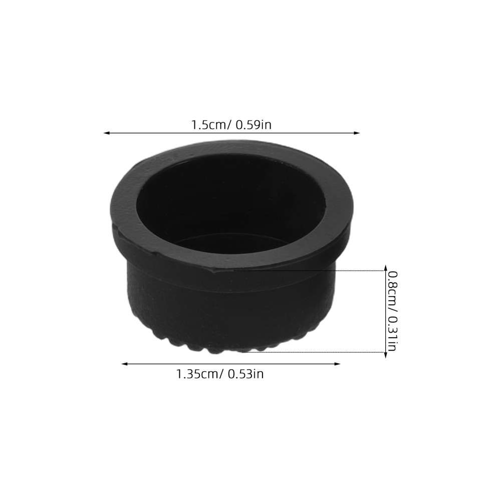 2 PCS Waterproof Rechargeable Flashlight Push Button Cover Cap Boot Electric