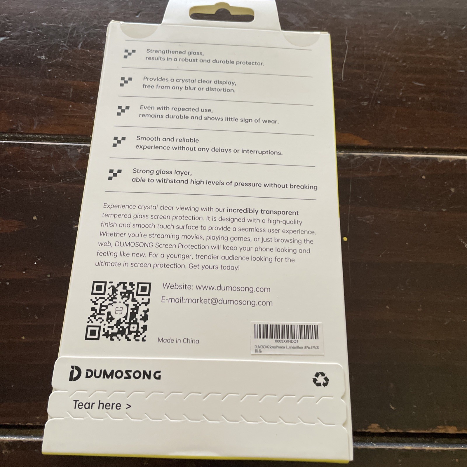 Shatterproof Tempered Glass Screen Protector for iPhone 13/13 Pro Max 14 Plus