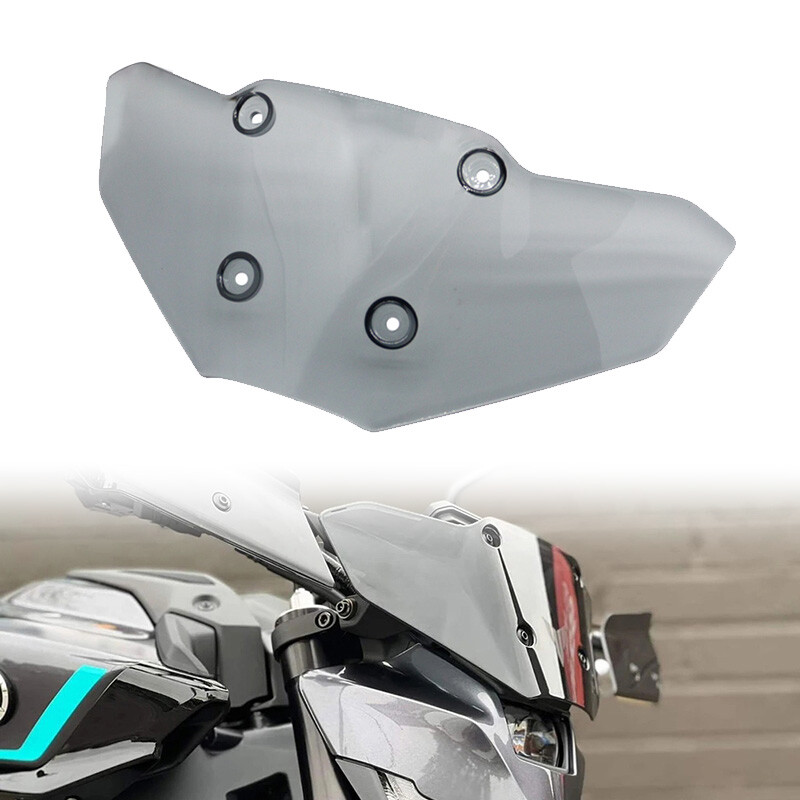 Windshield Windshield Wind Deflector Grey Fits Yamaha MT-09 SP 2024