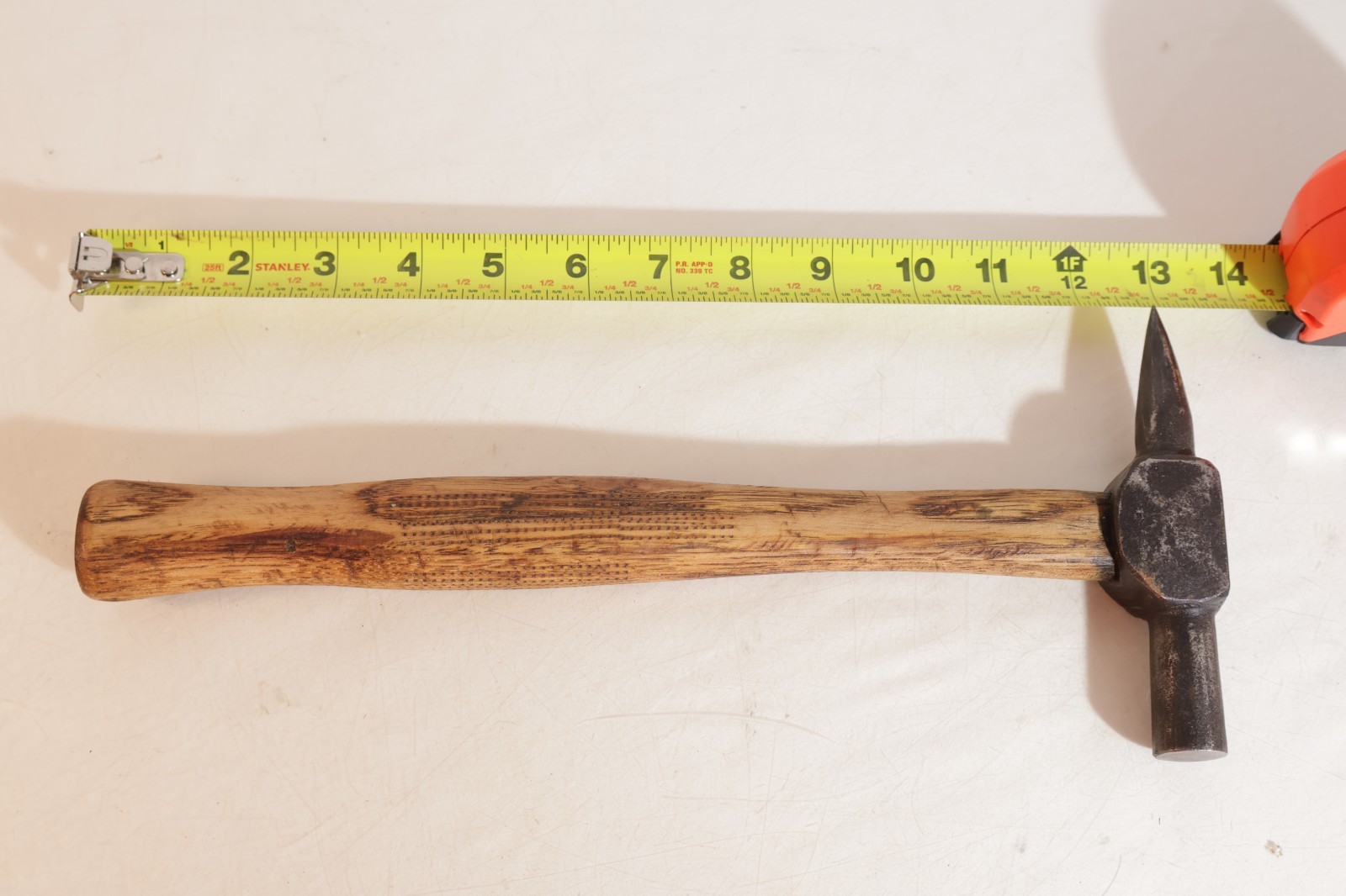UNMARKED TINSMITH'S METAL WORKERS HAMMER GOOD USED CONDITION MUST SEE lot 45 tg1
