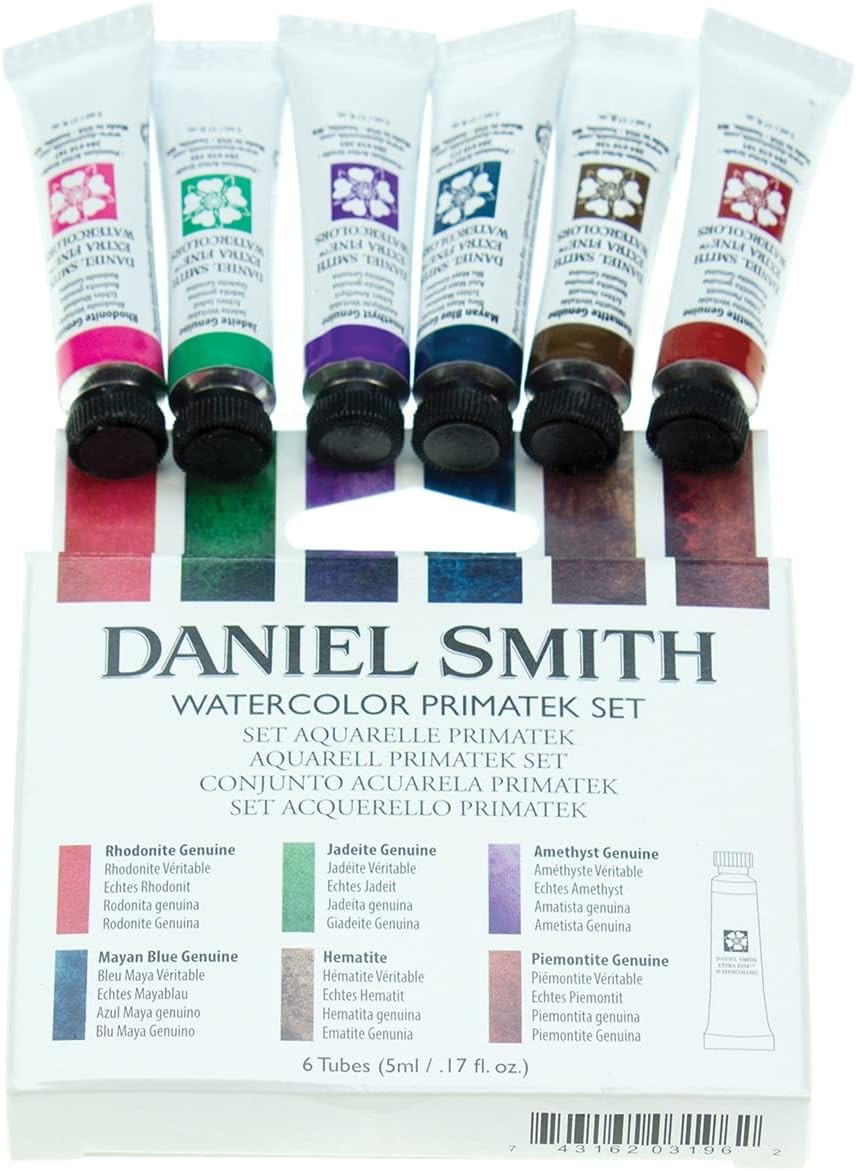 DANIEL SMITH Watercolor Set 5ml Tubes - Primatek 0.17 Fl Oz (Pack of 6), Blue