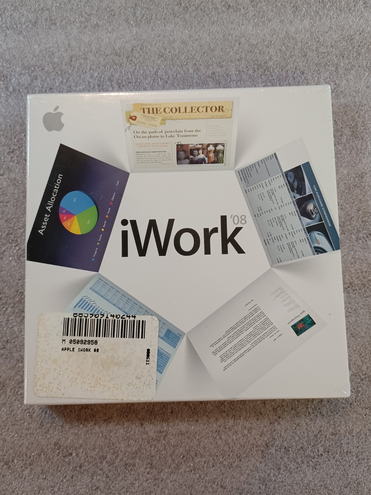 iWork 08 Mac Apple Keynote Pages Numbers Software Package MA790Z/A