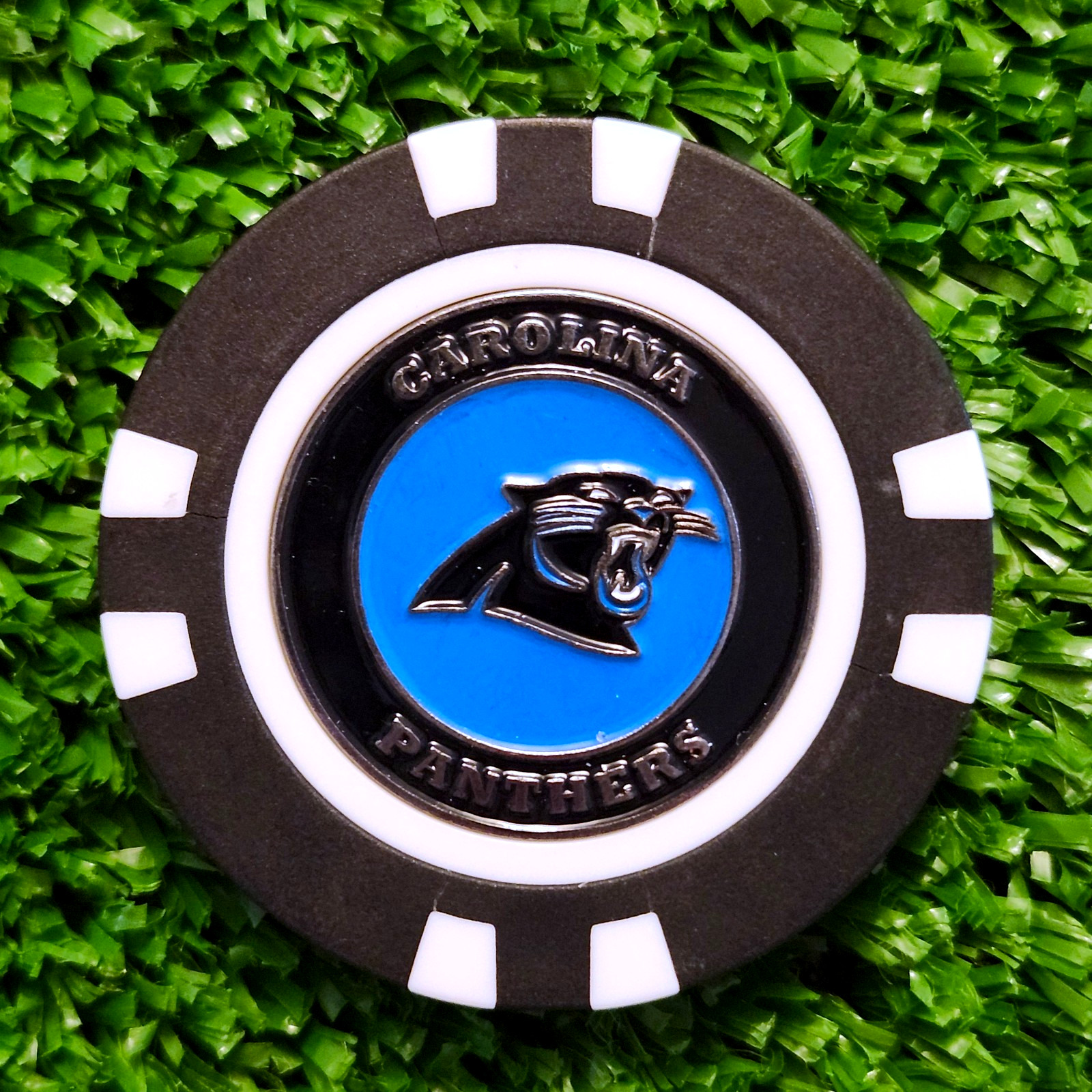 NFL Carolina Panthers Golf Ball Marker Magnetic Poker Chip New