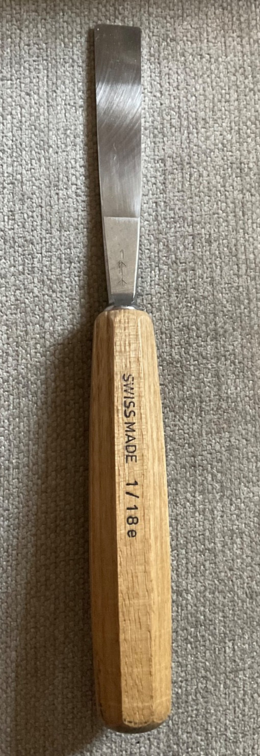 PFEIL "Swiss Made" 1/18e 18mm # 1 Sweep Straight Chisel - See Pics