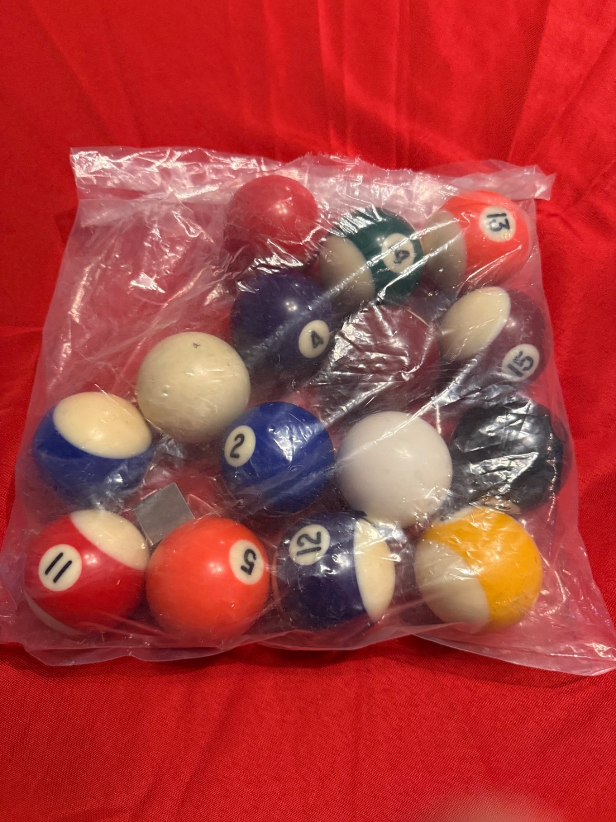 Brand new set of pool balls open package  Free Shipping Estate Sale