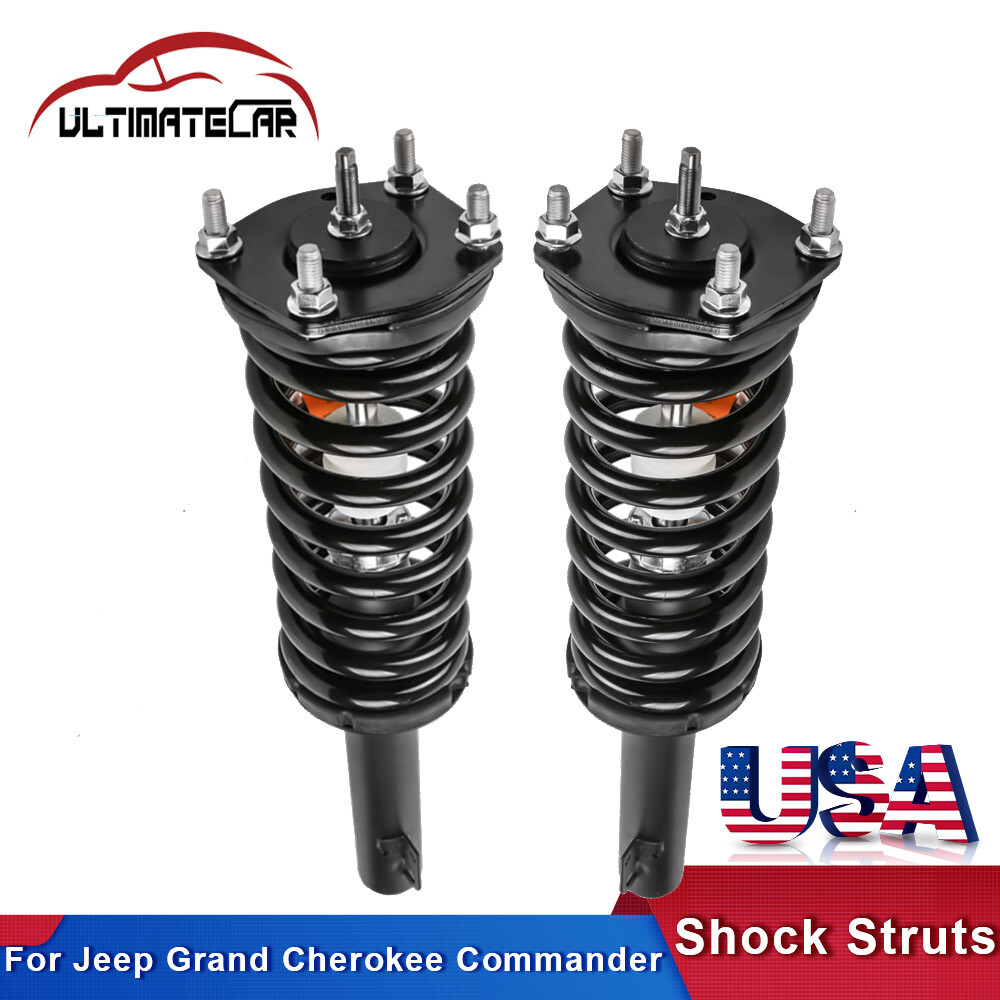 Set 2 Front Complete Shocks Struts For 2005-2010 Jeep Grand Cherokee Commander