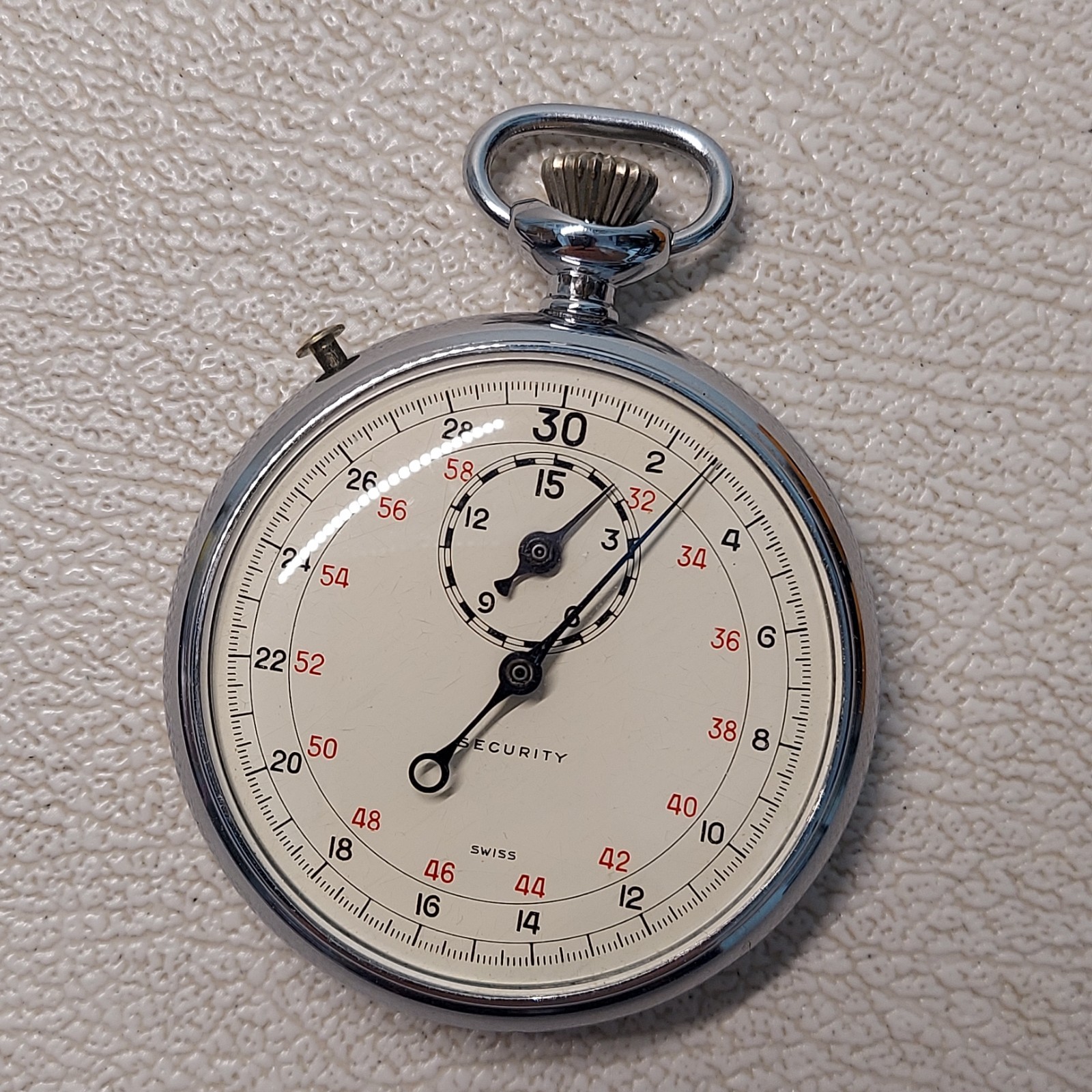VTG Swiss Mechanical Stopwatch Security Working Original Box 2"