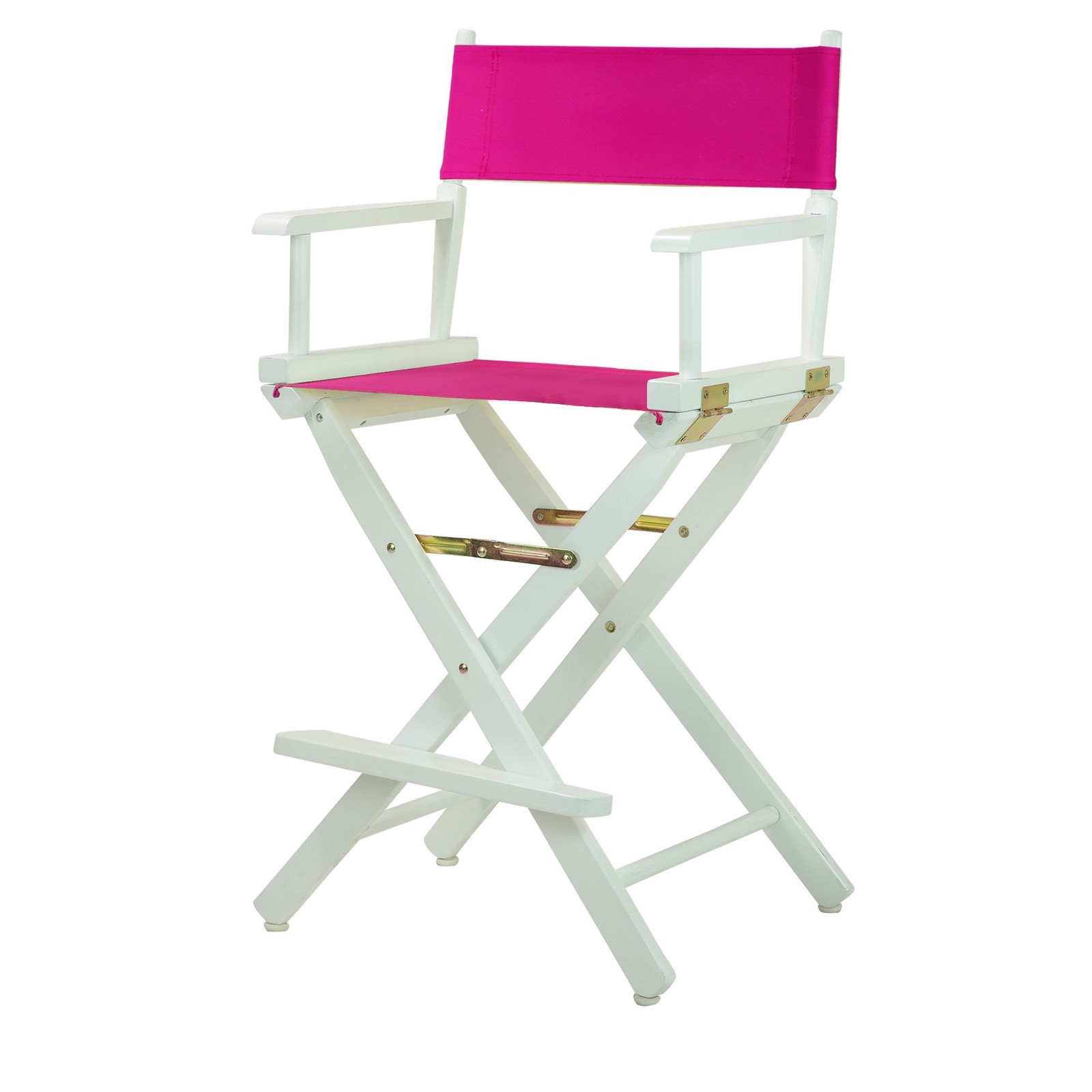 Casual Home 220-01/021-30 Director Chair 24" Counter Height White/Magenta
