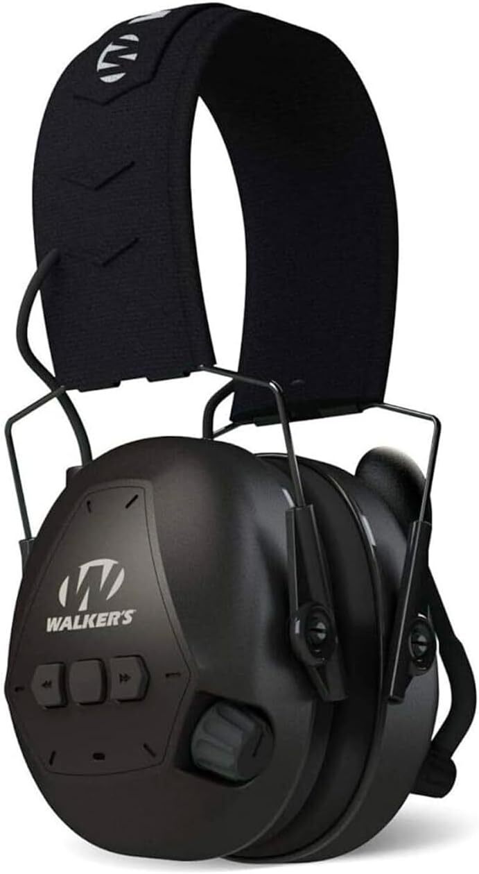 Walker's Bluetooth Passive Earmuffs With Noise Reduction 25Db For Shooters