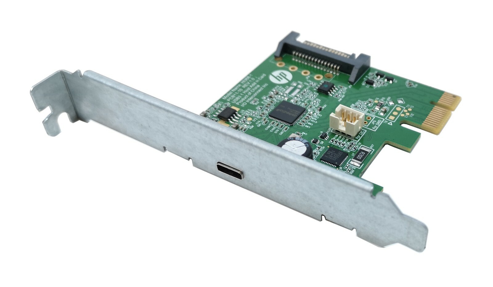 USB-C PCI-e x1 Card Adapter USB 10Gbps High & Low Profile Bracket Data transfer