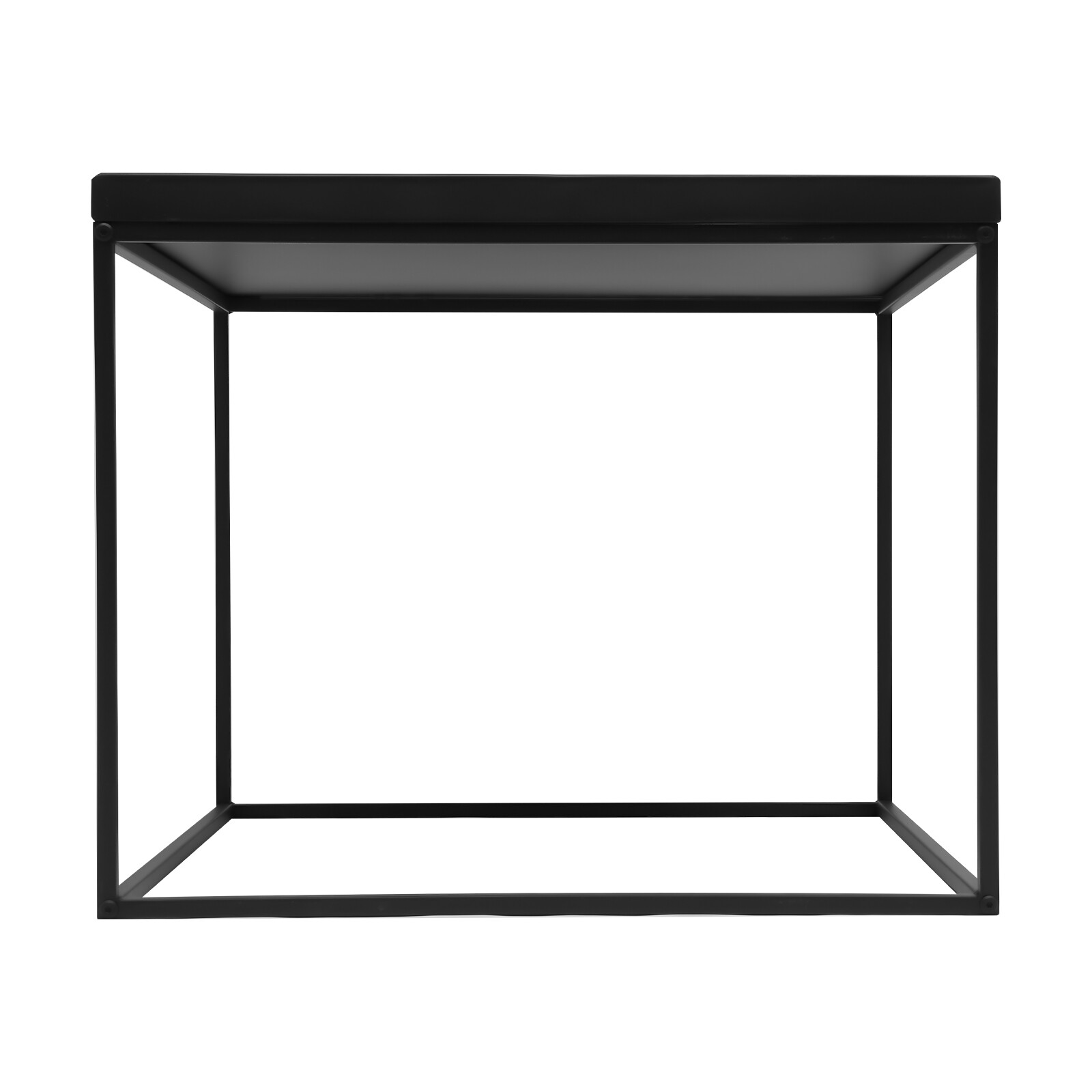24" Square Table Side End Table Camping Table Portable Metal Frame Table Top New
