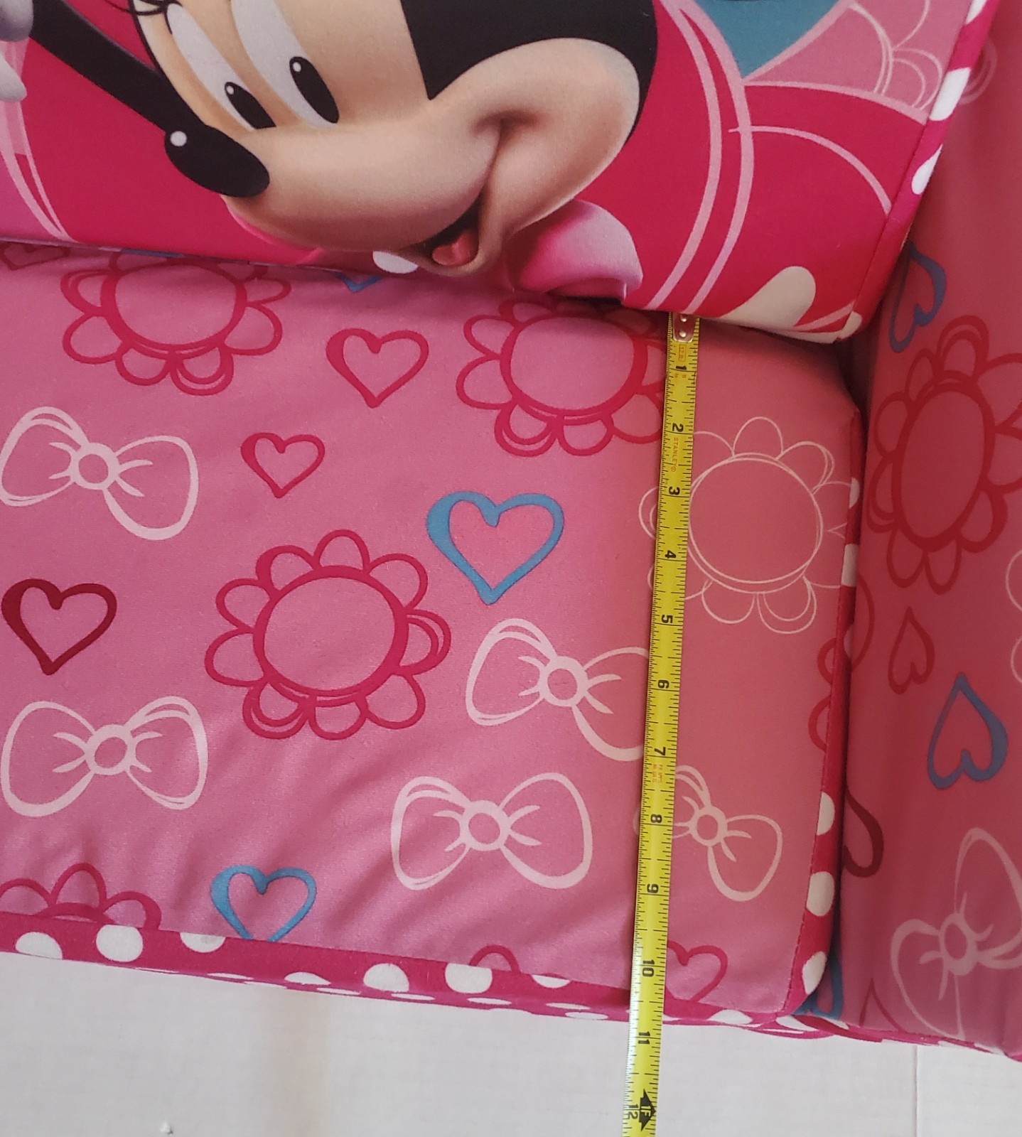 Disney Minnie Mouse Sofa Bed Kids 2 in 1 Flip Open Couch Daisy Duck Marshmallow