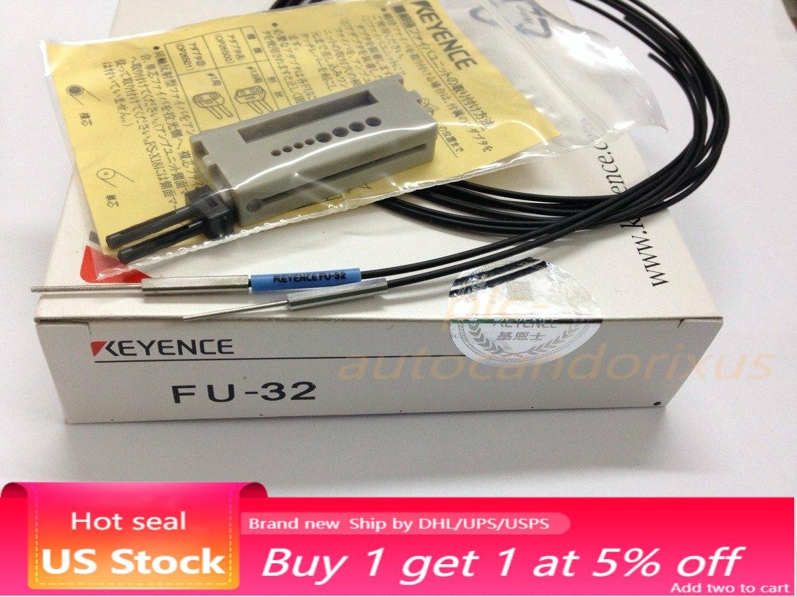 One Keyence FU-32 Fiber Optic Sensor New In Box Fast Shipping