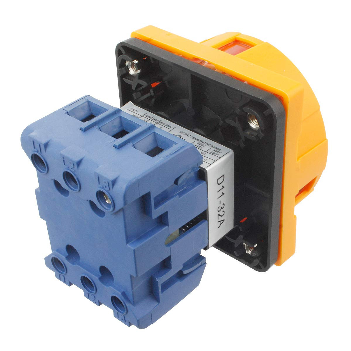 Universal Switch 2 Position 3 Phase Panel Rotary Selector 40A AC 690V FREE SHIP