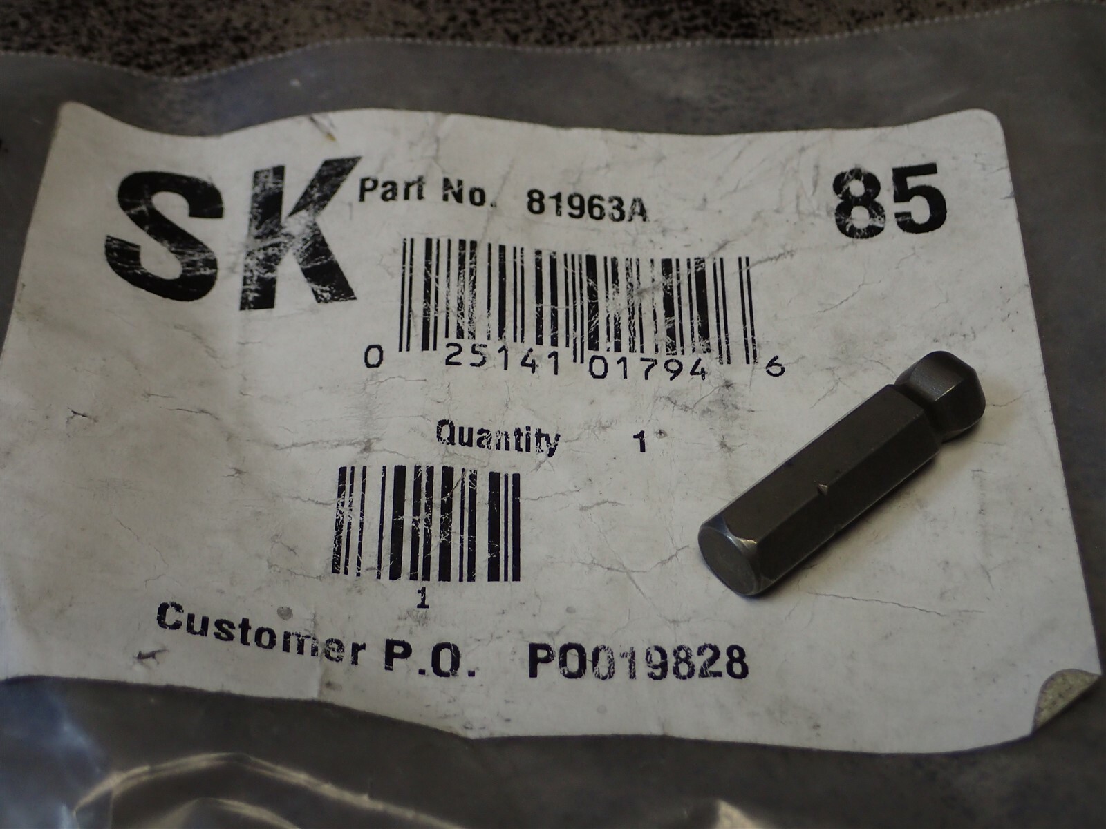 81963A SK Tools 8 mm Ball Hex Bit (BN109)