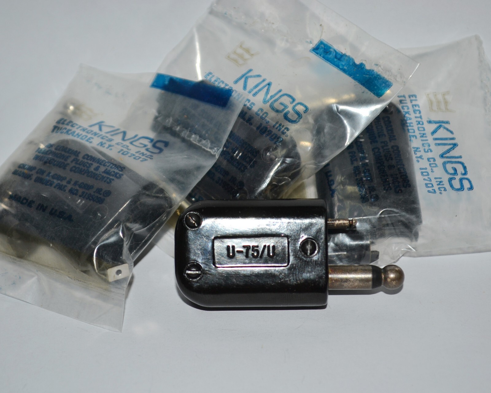 1 nos u-75/u conductor plug Helicopter Headset kings electronics