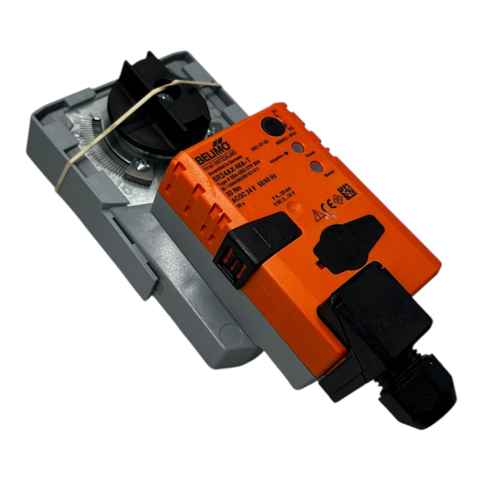 Belimo SR24A2X-MA-T Actuator 24V AC/DC 20Nm 90s 4-20mA Signal NEW