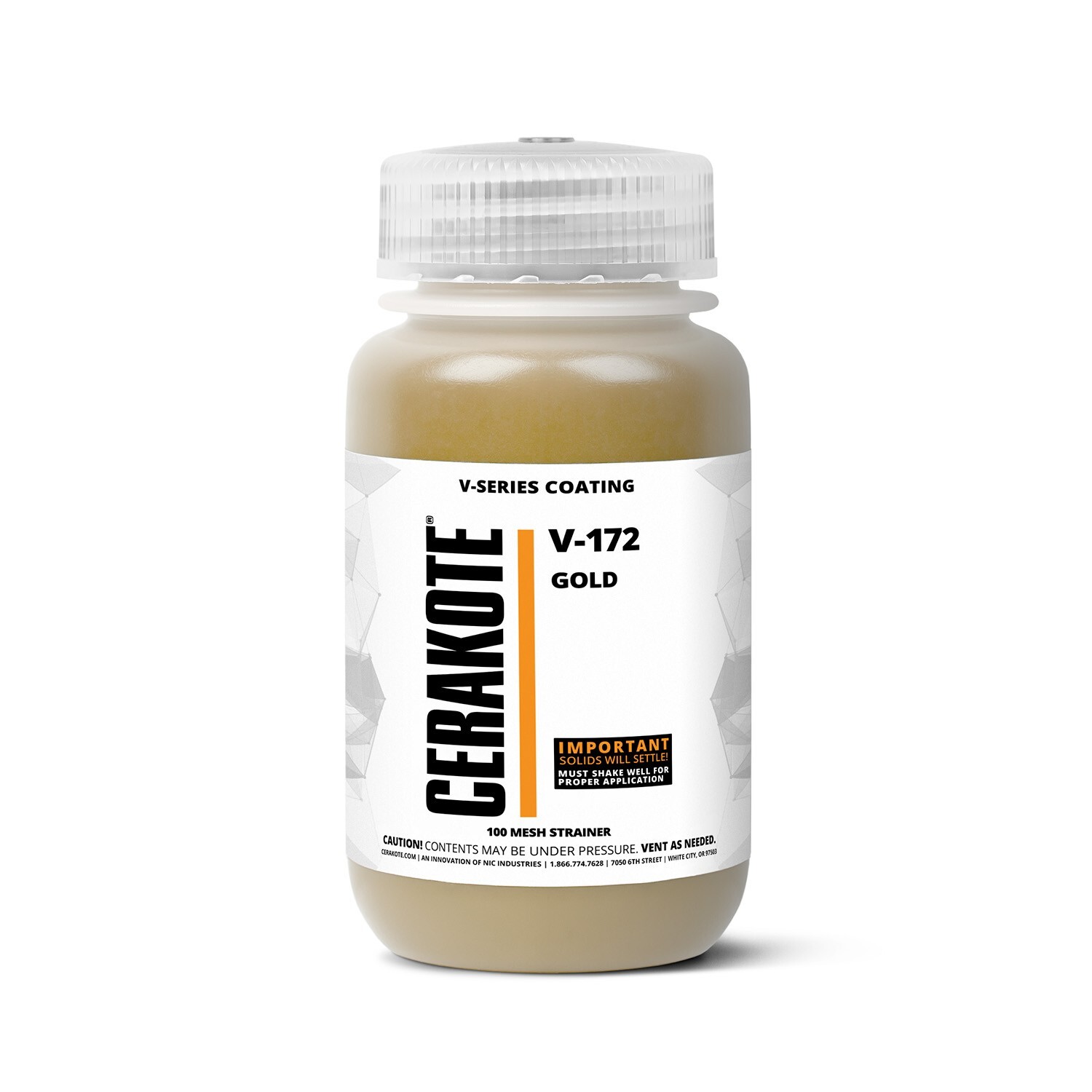 CERAKOTE® V-SERIES Oven Cure Coating  V-172 Gold (4oz)