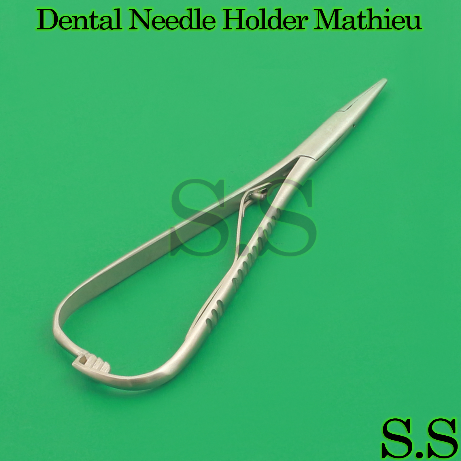 3 Pcs Dental Orthodontics Needle Holder Mathieus Tip 5.5" Forceps Pliers