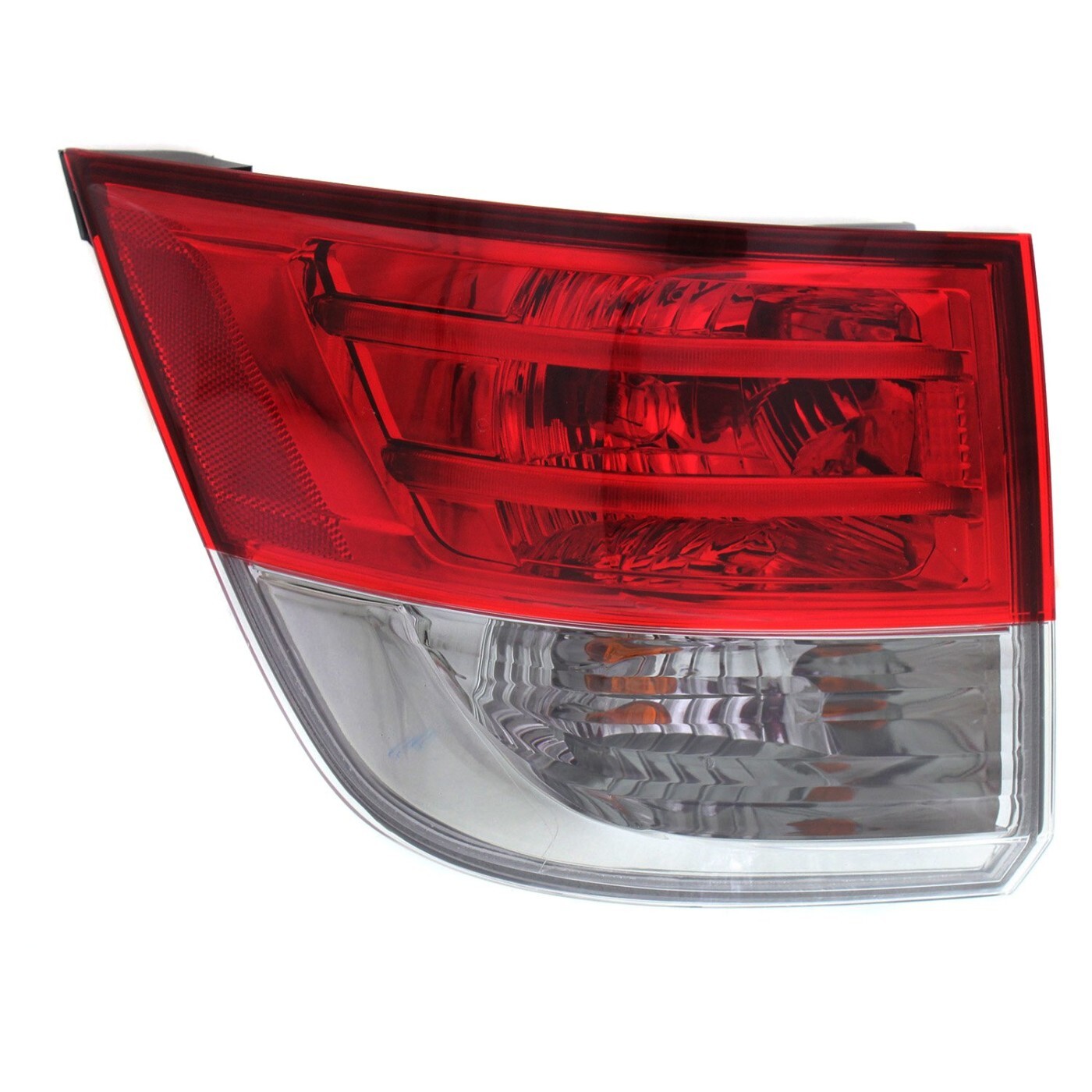 LED Tail Light Set For 2014-2016 Honda Odyssey Outer Clear/Red w/ Bulbs 2Pcs