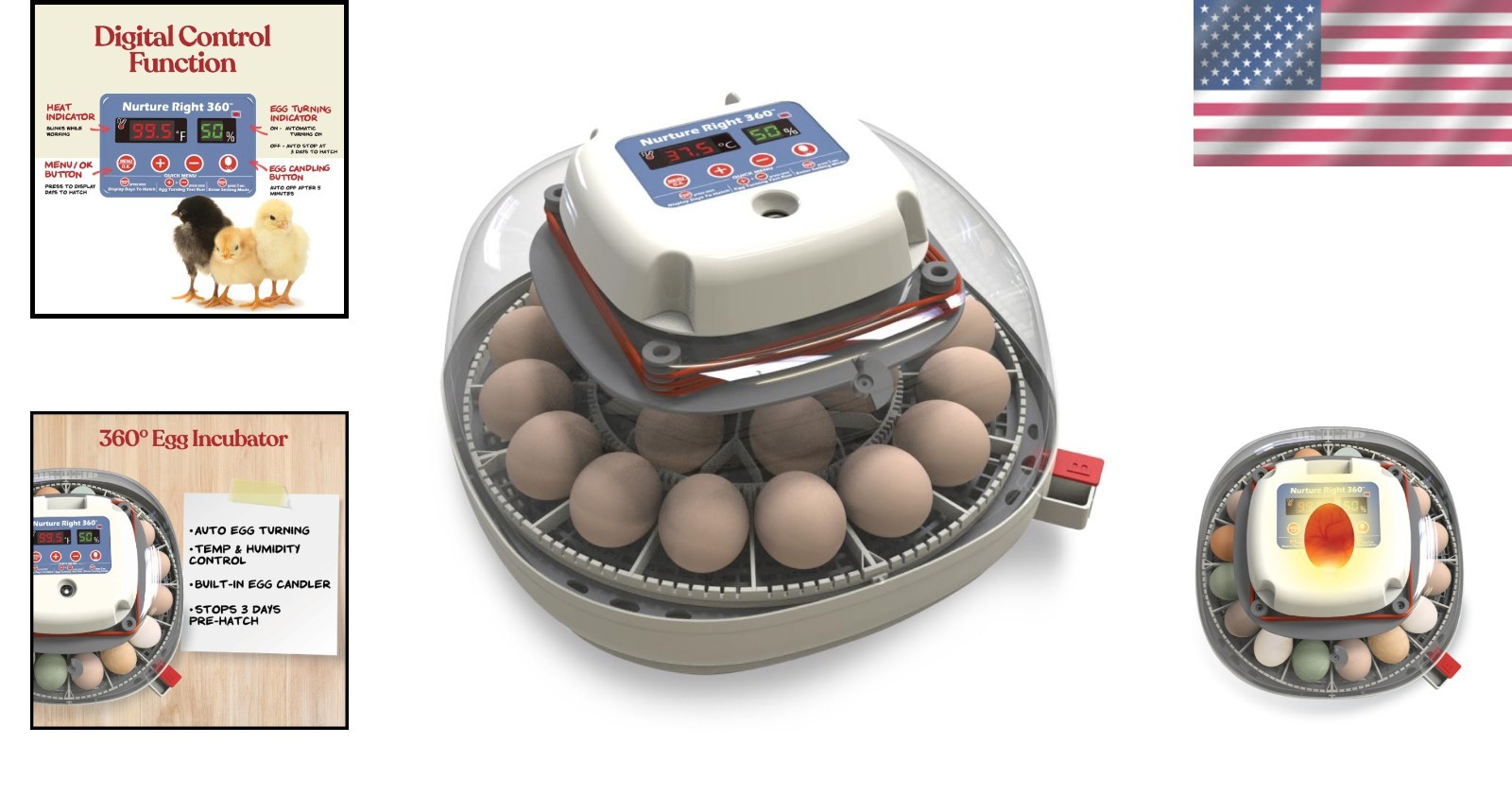 Automatic Egg Turner Incubator for Multiple Poultry Species