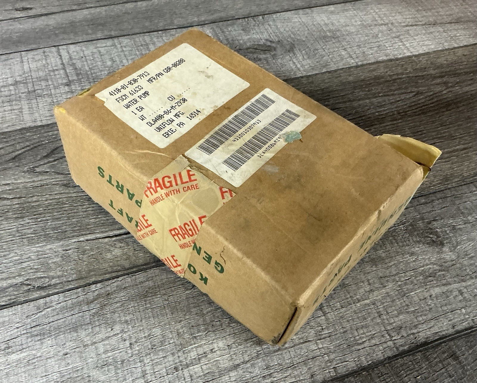 UNIFLOW GA208 GBB00208 GBR00208 CENTRIFUGAL WATER PUMP 4320007621453 007621453