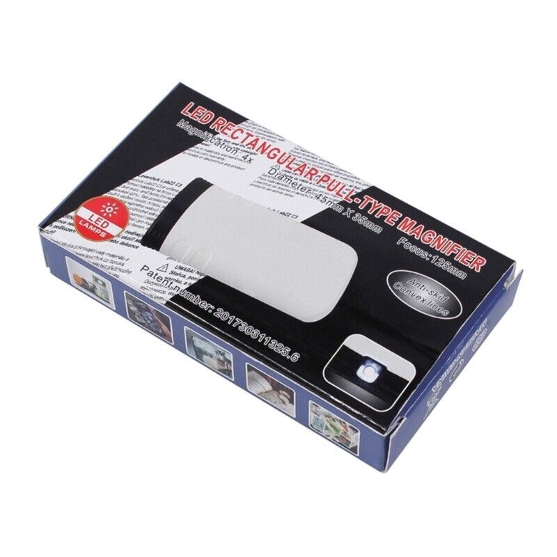 Compact Folding Magnifying Glass with LED Light Excellent for Hobbies & Crafts