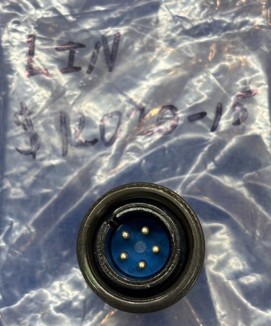 Lincoln Electric S12020-15  5 Pin Male Connector OEM missing restraint nut