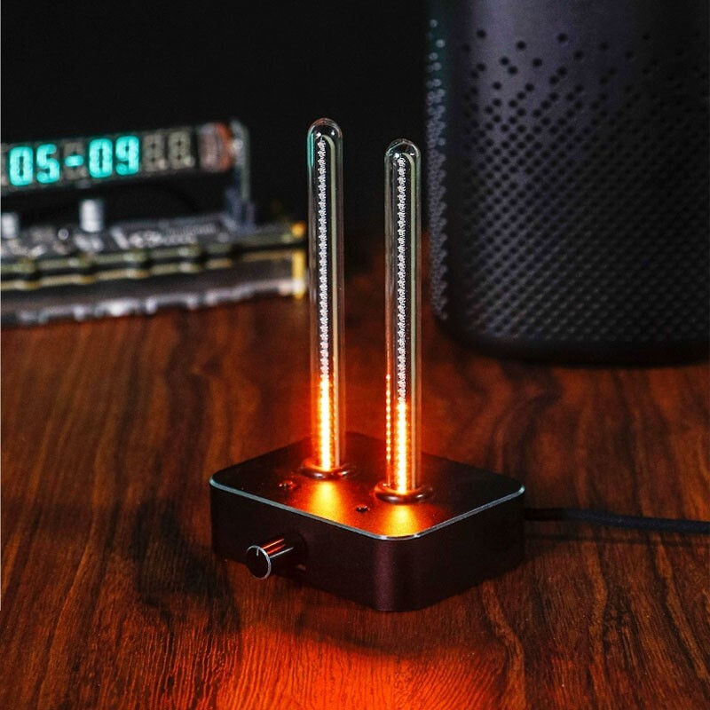IN9 Retro Glow Tube Music Spectrum Level Meter RGB Glow Tube Rhythm Light