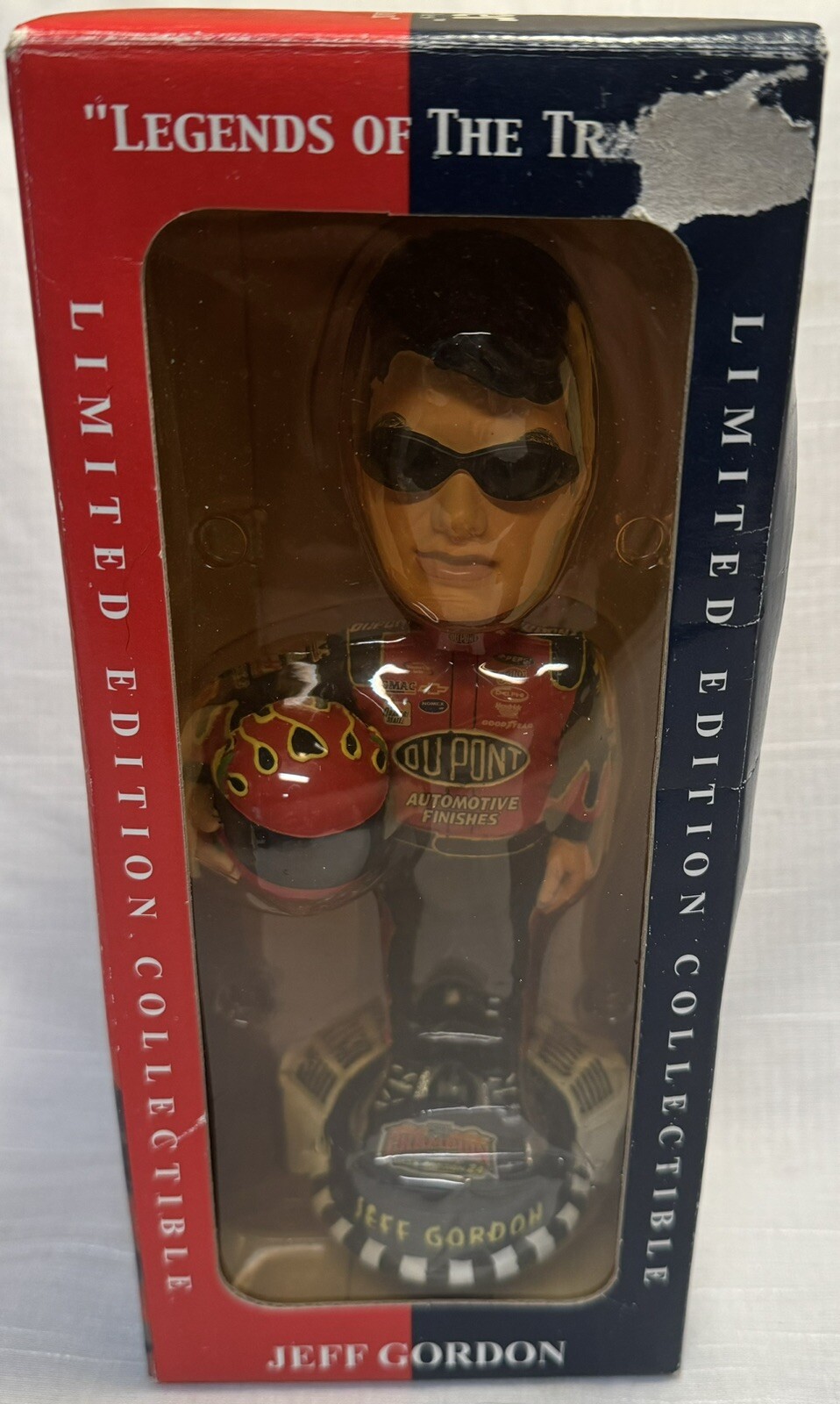 2001 Jeff Gordon Legends of the Track Bobblehead New in Box