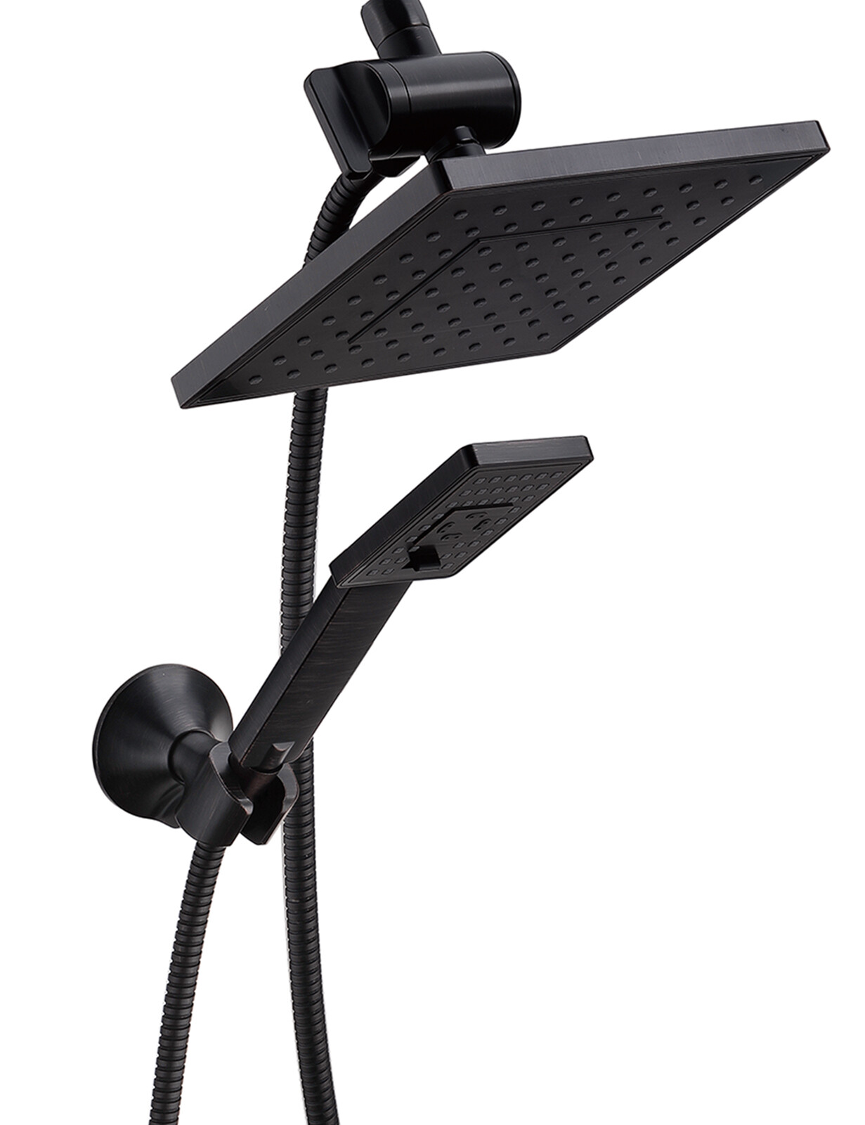 New BRIGHT SHOWERS Rain Shower Head with Handheld Combination Set PSS1807-06