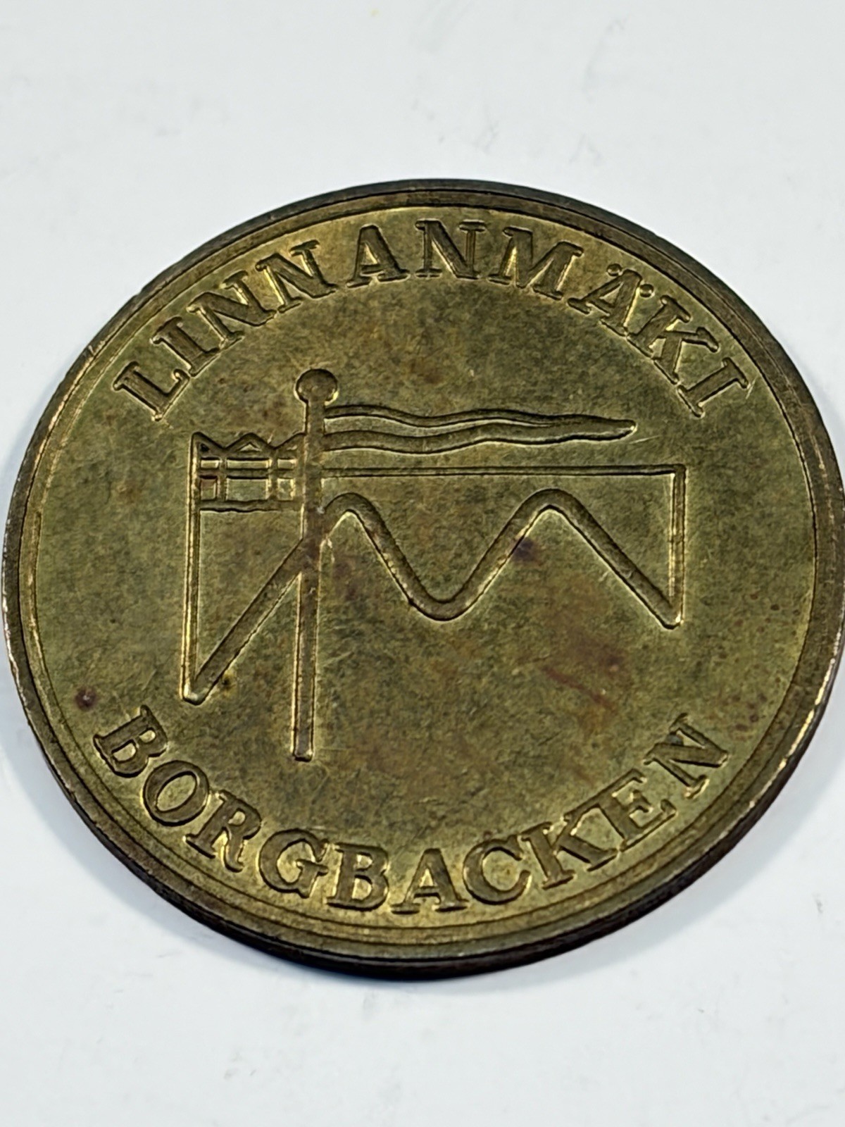 Helsinki Finland Linnanmaki Borgbacken Token.    t016