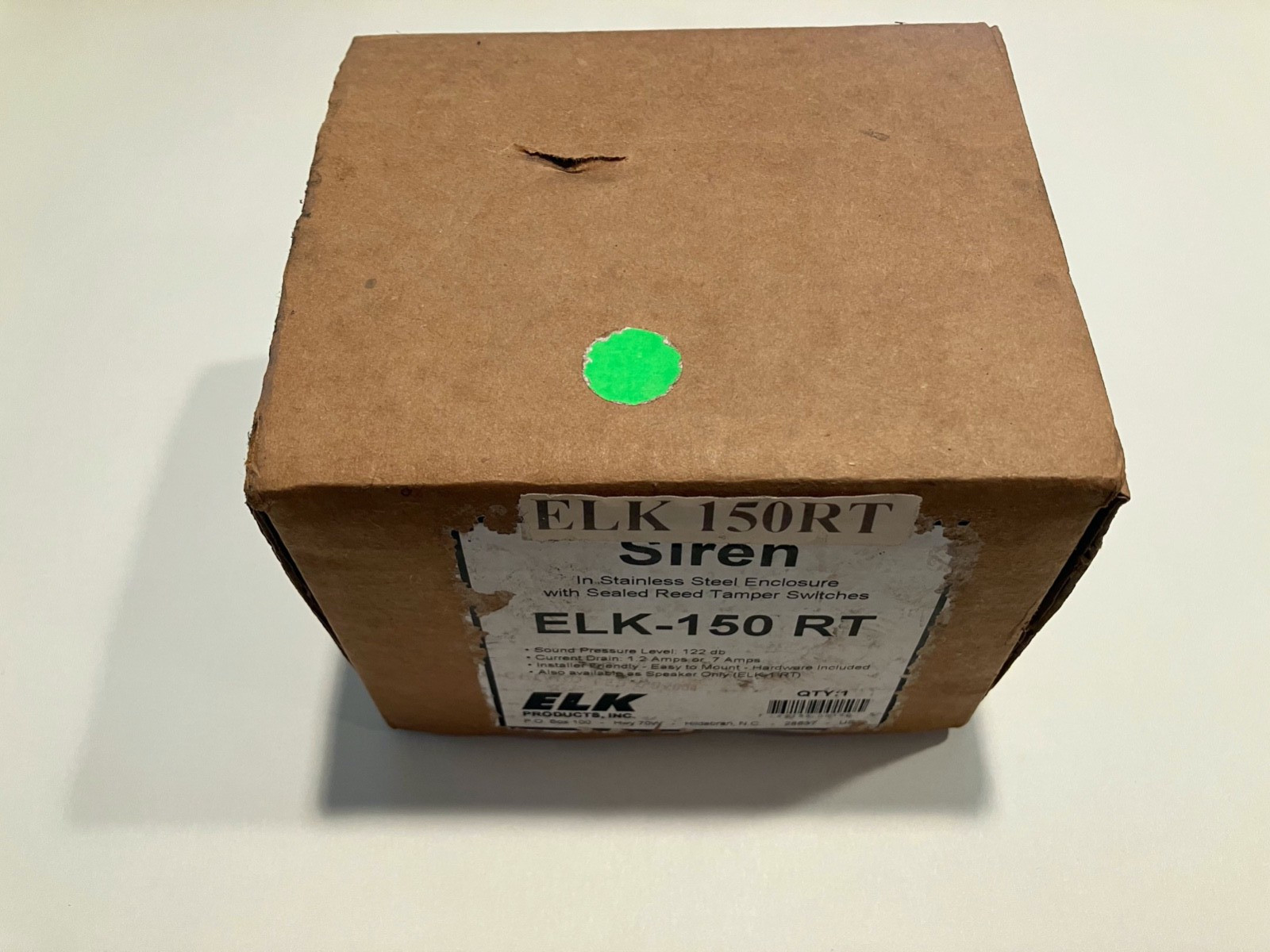 ELK-150RT 122DB Siren Stainless Steel Enclosure w/ Sealed Reed Tamper Switches