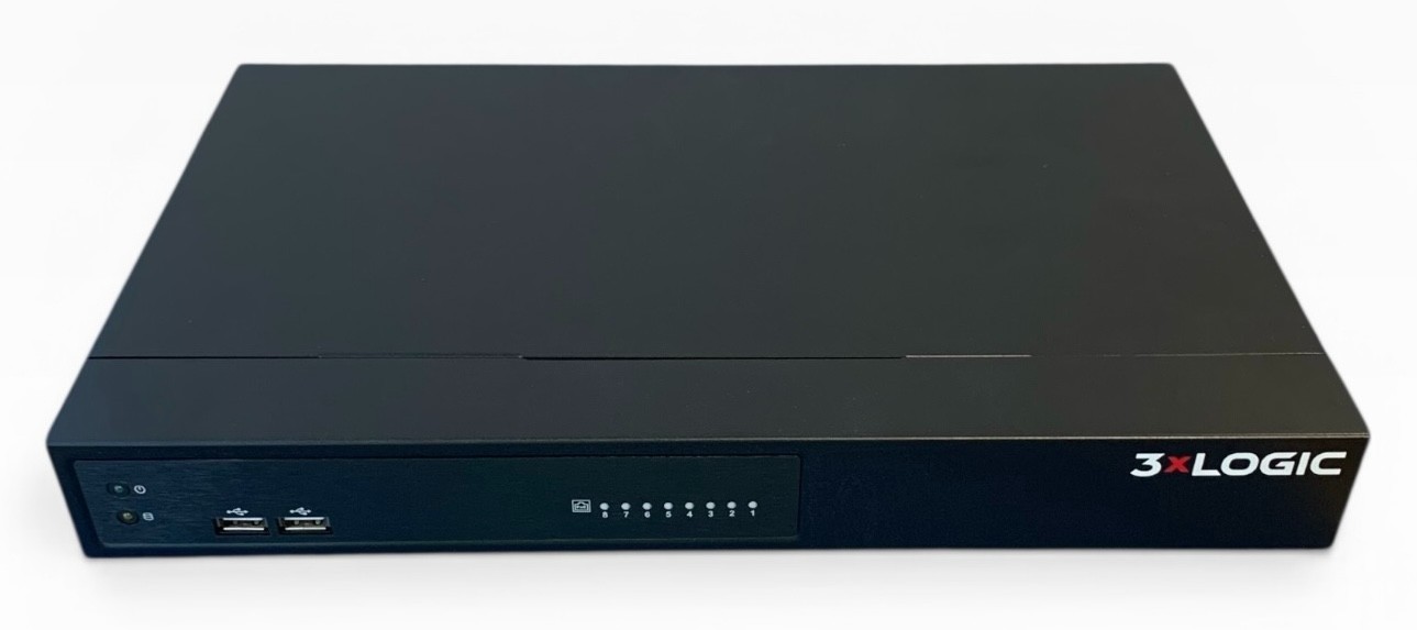 3XLOGIC Vigil NVR-1U-8CH Network Video Recorder