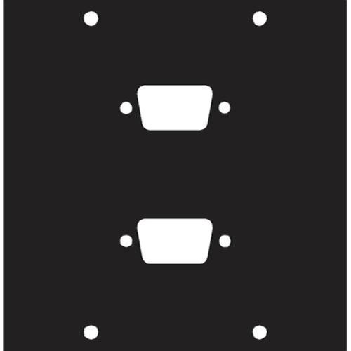 Middle Atlantic 2DB9 UCP Module with Two DB9 Punchouts