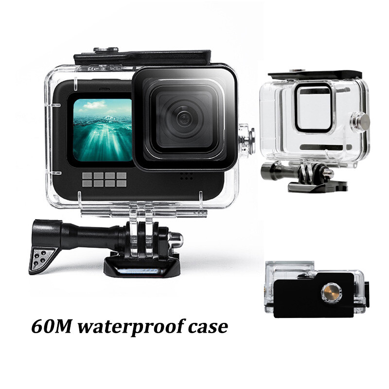 Diving Protect Waterproof Housing Case For Gopro Hero 3 4 5 6 7 9 10 11 12 Black