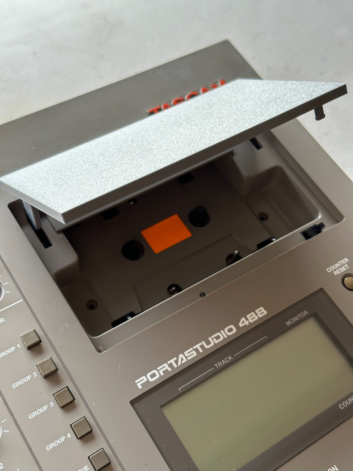 NEW 3D PRINTED Tascam Portastudio 424 464 488 mk1 mk2 Cassette Tape Door Lid