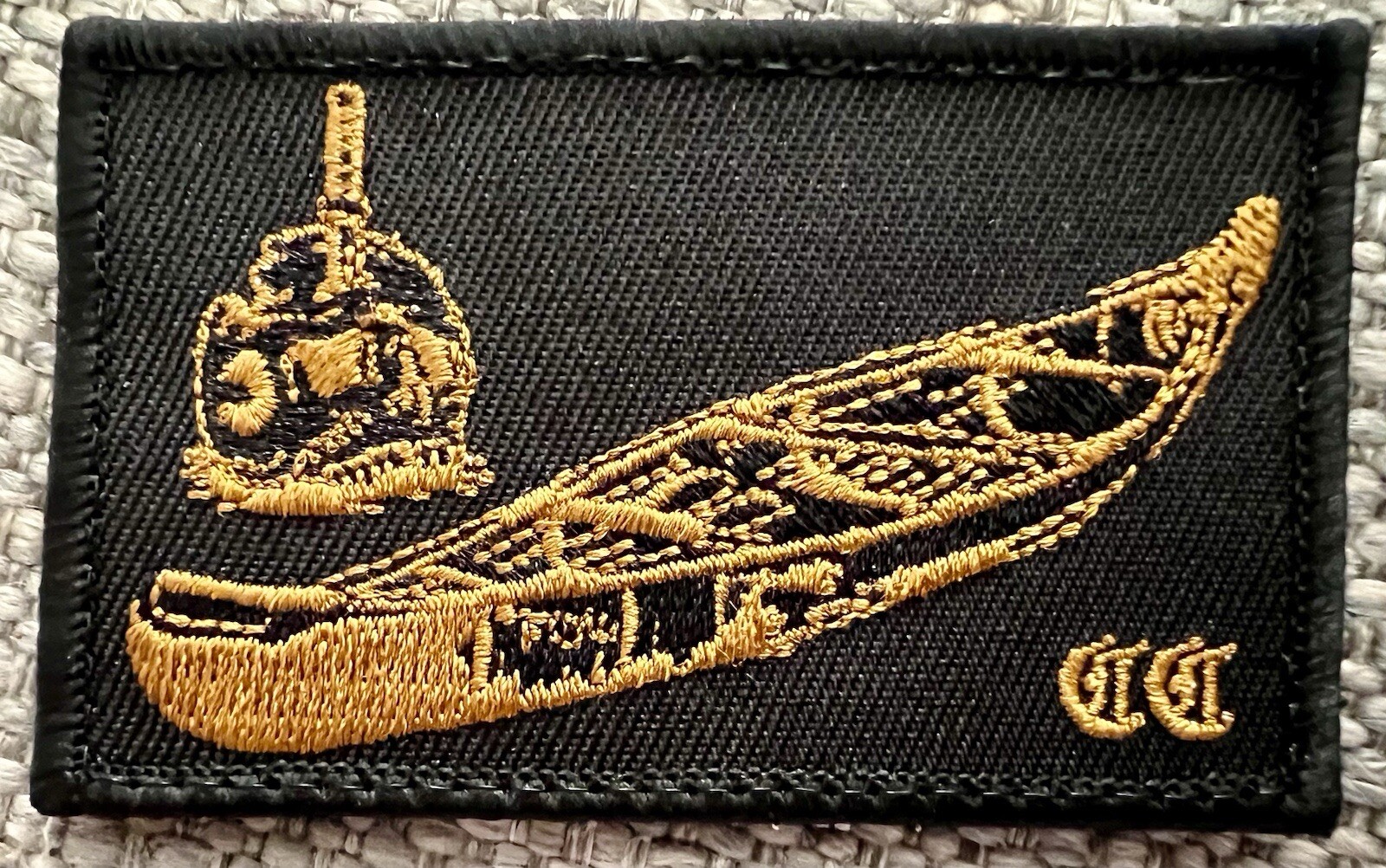 Forward Observations FOG “Canoe Club” Black & Gold Variant Patch