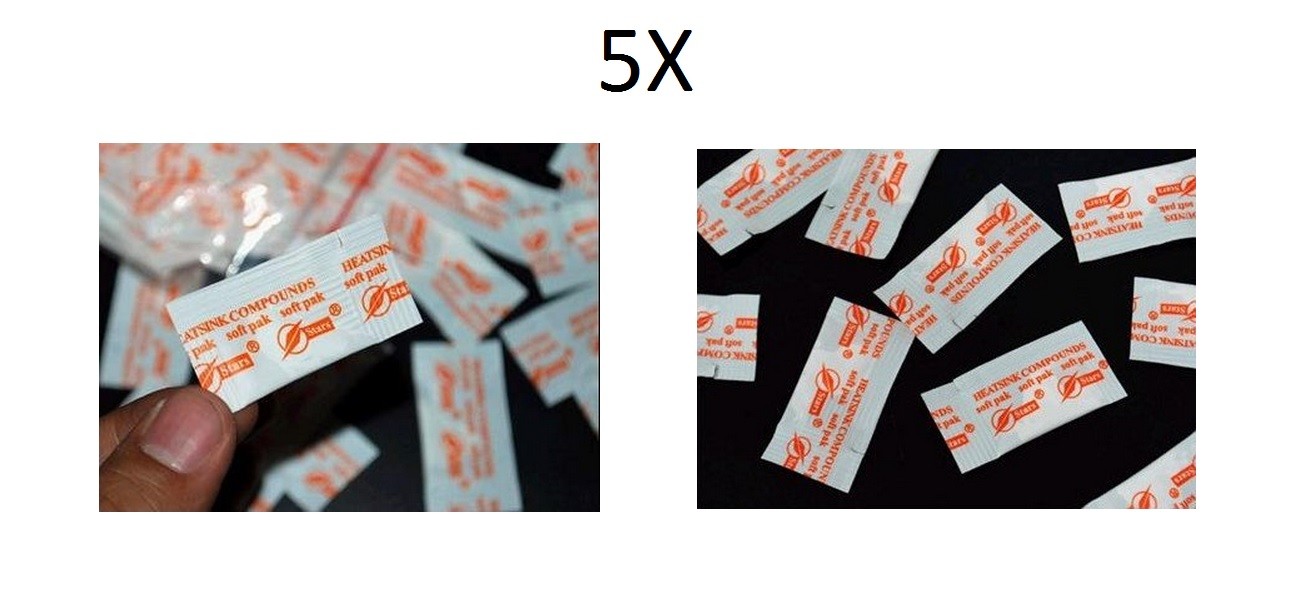 5 THERMAL CONDUCTIVE PASTE Thermal CPU Processor VGA Heatsink Computer Card