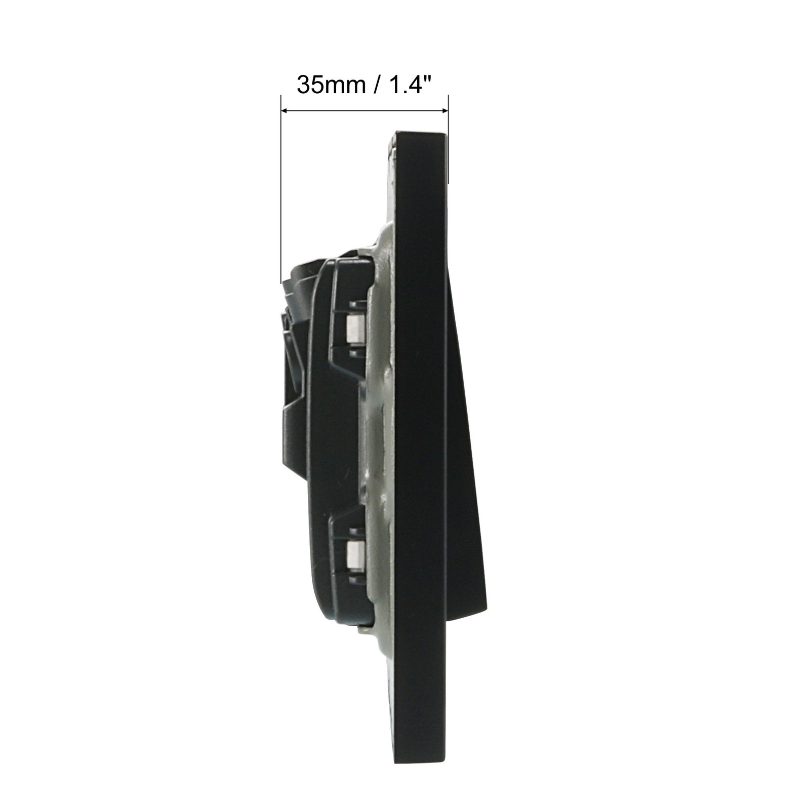 Push to Exit Button Switch Wall Mounted Resettable Square AC 250V 16A