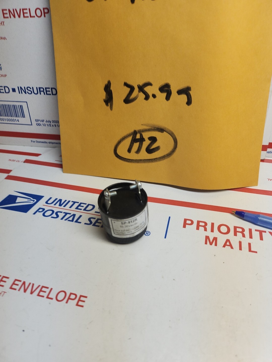 FLOYD BELL Pressure Switch SP-912R NEW , H2