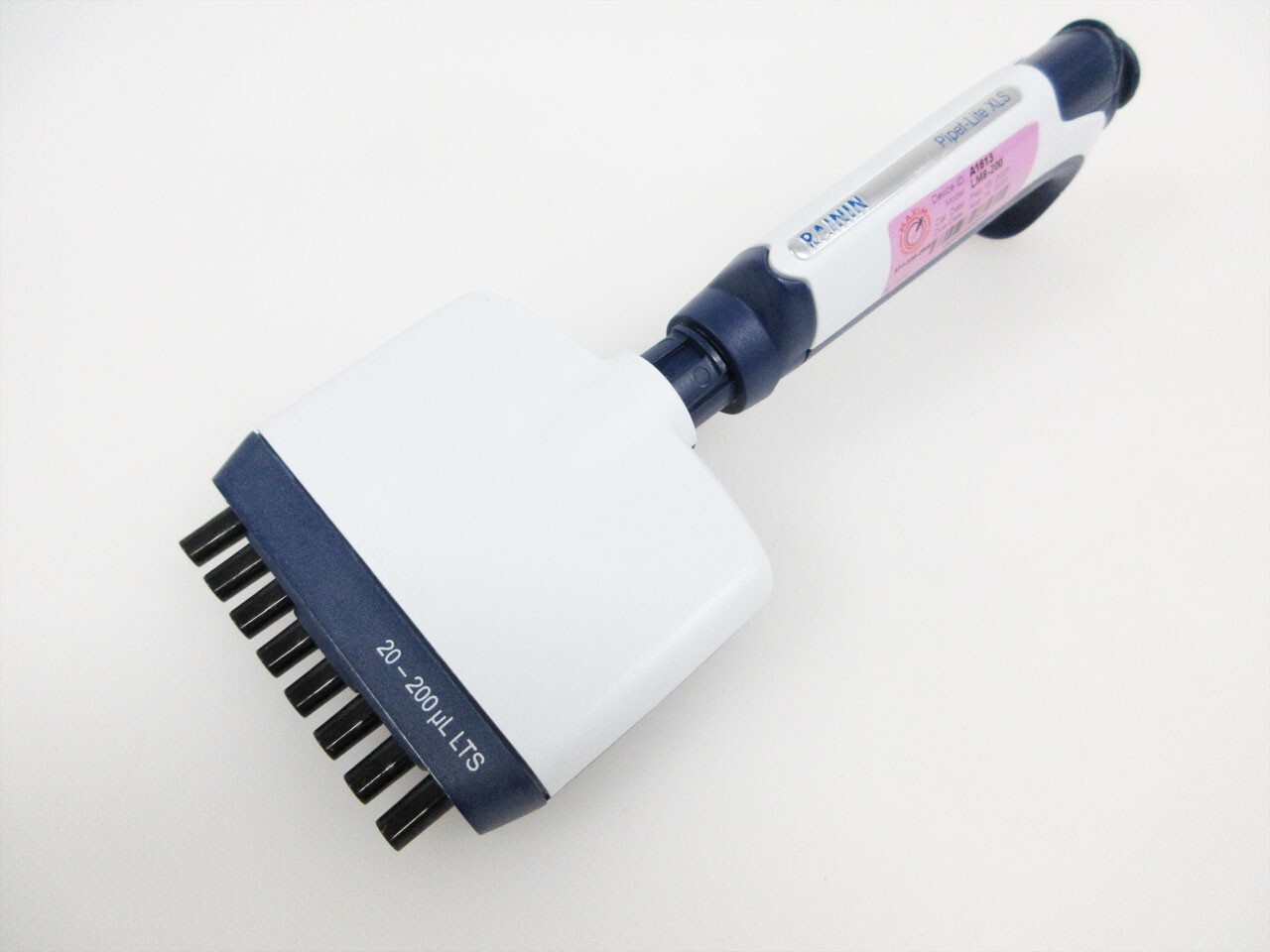 RAININ L-200 8 CHANNEL PIPETTE L8-200XLS+ XLS 200 uL LTS 17013805 VF+ WARRANTY