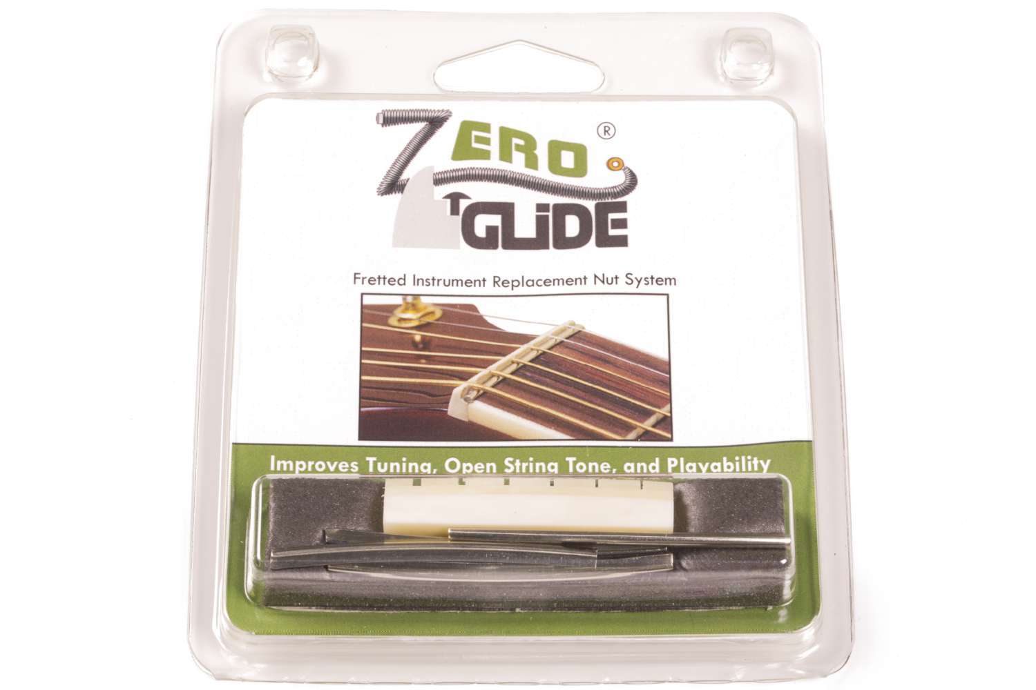 Genuine Zero Glide ZS-5L Slotted nut replacement system for Lefty Taylor Guitars