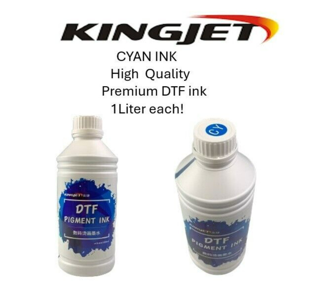 CYAN INK (1L of each bottle) ! DTF premium Quality ink for dtf