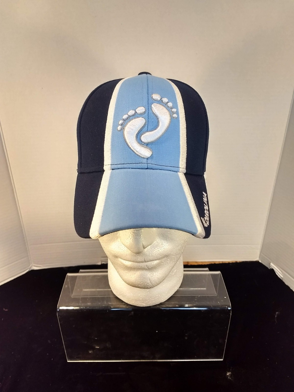 90s Vintage retro  rare North Carolina Tar Heel adjustable hat 2 spellouts New