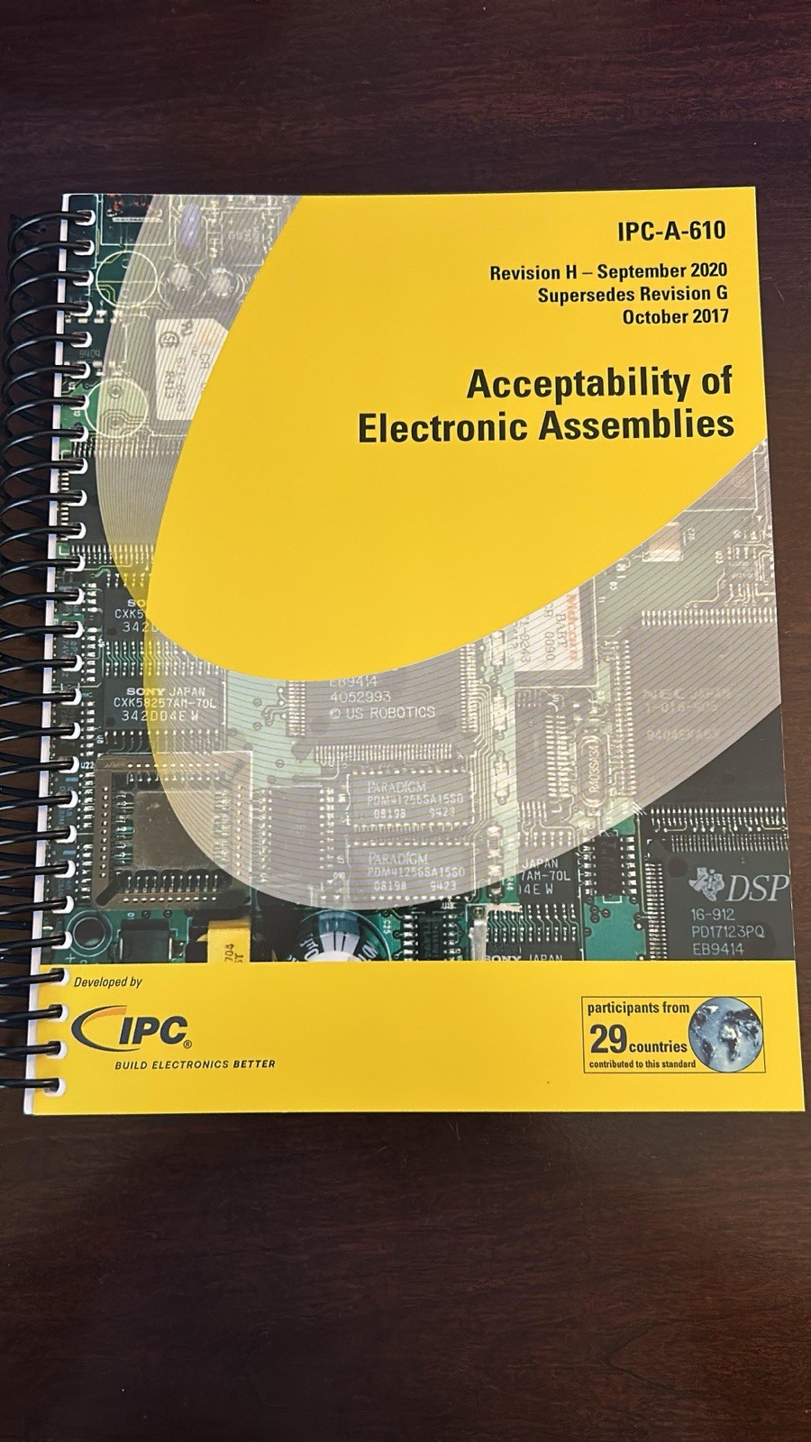 IPC-A-610 Revision H, March 2024, Accep of Electronic Assemblies -brand New