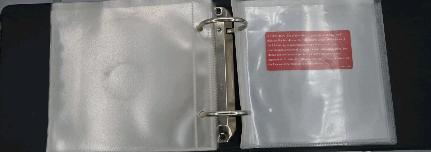 Gateway Software Storage Binder CD Holder, Original Vintage, Binder Only