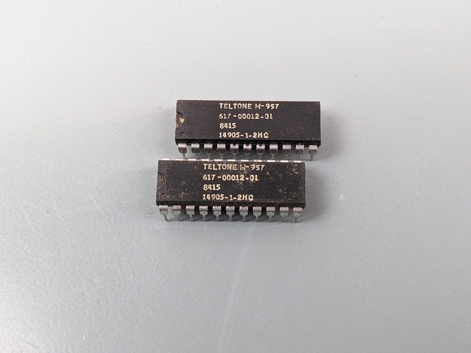 (2) M957 617-00012-01 ICs, Teltone, NOS